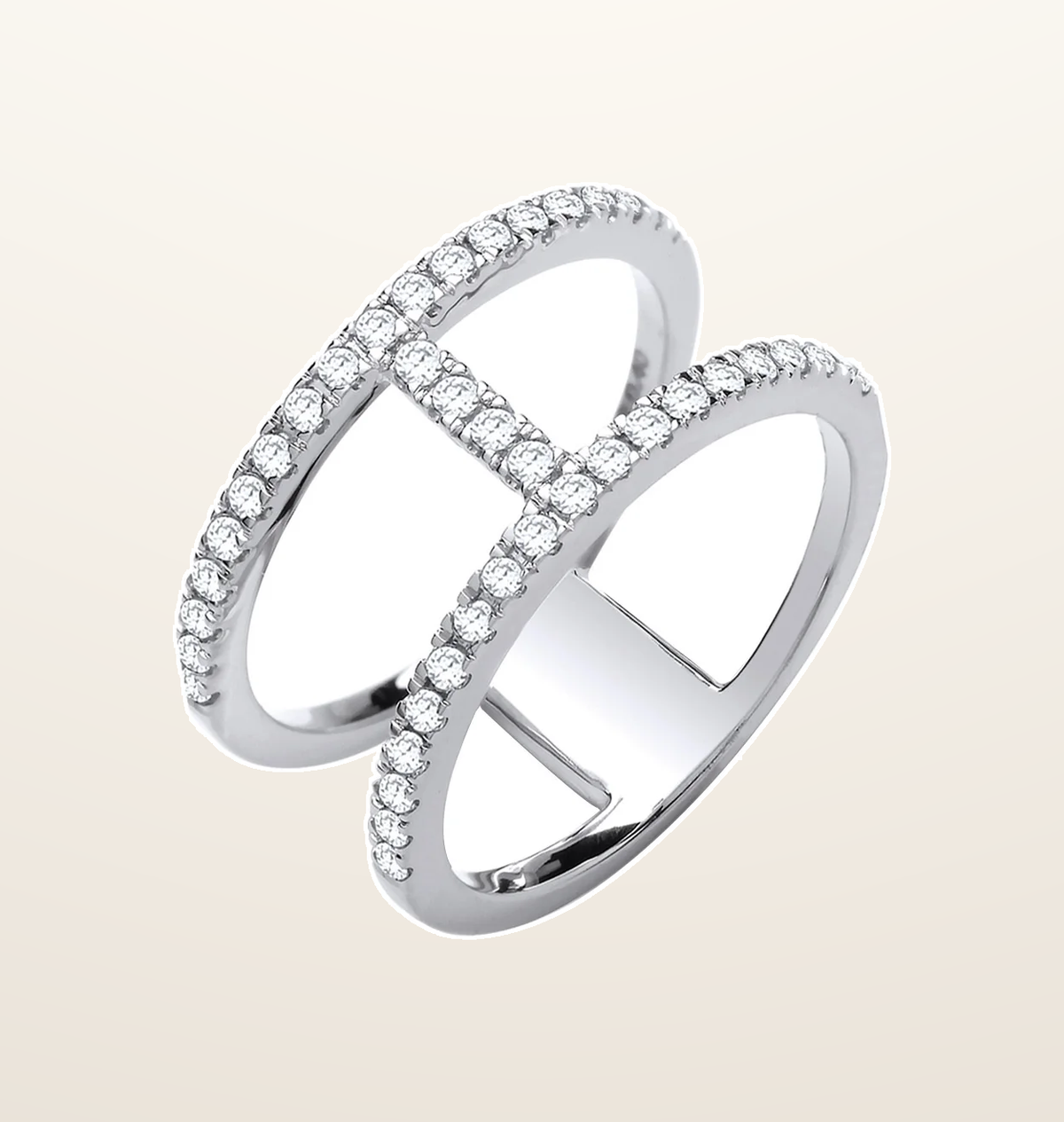 IT_ROLE:presentation_crop | 18ct White Gold 0.42ct Diamond Ring