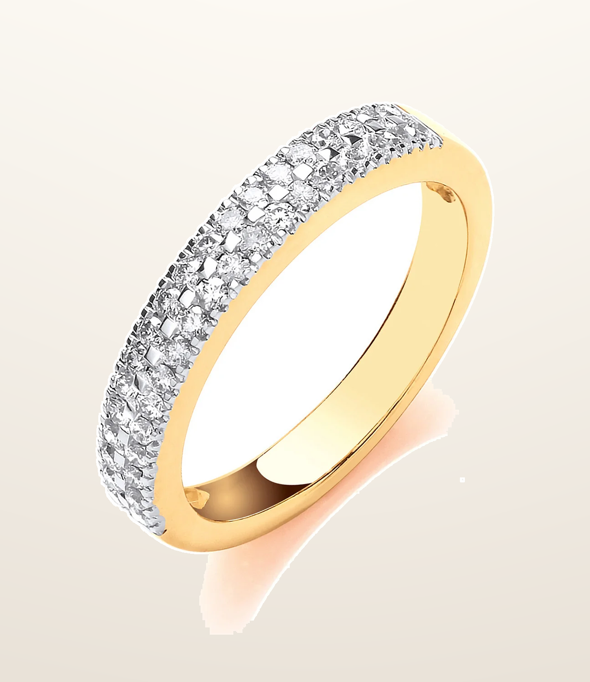 IT_ROLE:presentation_crop | 18ct Yellow Gold 0.35ctw Diamond Eternity Ring