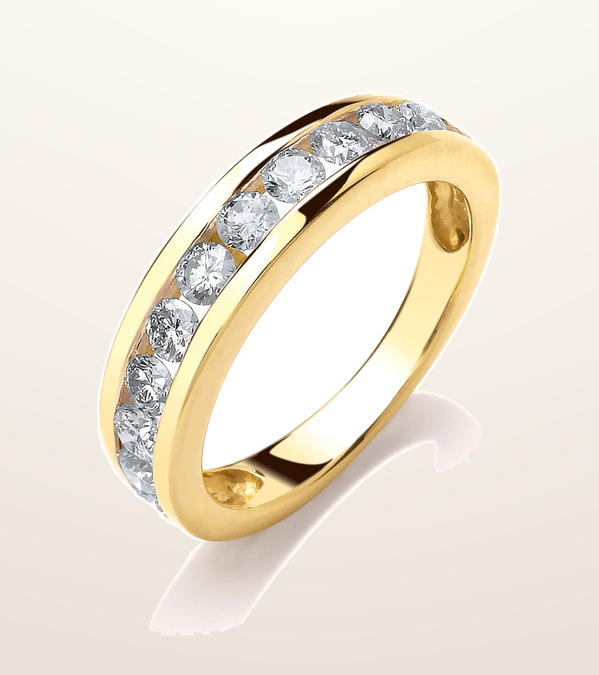 IT_ROLE:presentation_crop | 18ct Yellow Gold 0.75ctw Diamond Eternity Ring
