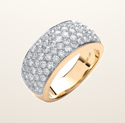 IT_ROLE:presentation_crop | 18ct Yellow Gold 1.60ctw Diamond Bombay Ring