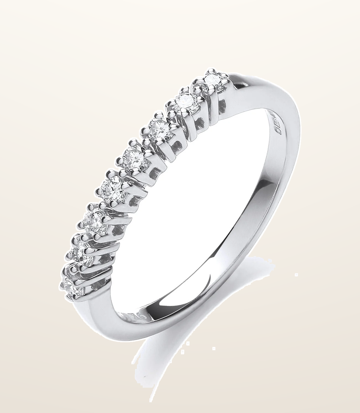 IT_ROLE:presentation_crop | 9ct White Gold 0.20ct Diamond Eternity Ring