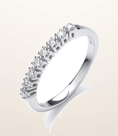 IT_ROLE:presentation_crop | 9ct White Gold 0.20ct Diamond Eternity Ring