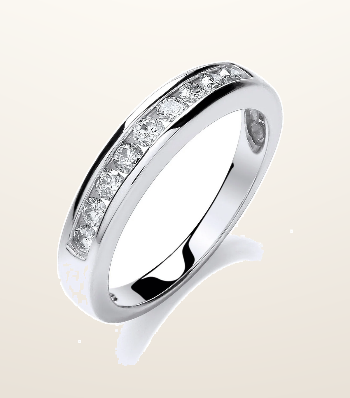 IT_ROLE:presentation_crop | 9ct White Gold 0.35ct Diamond Eternity Ring