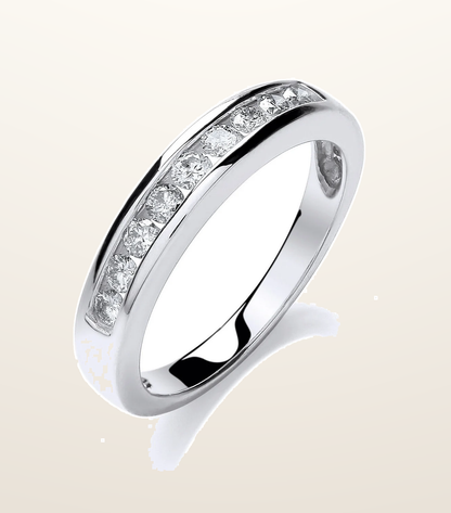 IT_ROLE:presentation_crop | 9ct White Gold 0.35ct Diamond Eternity Ring