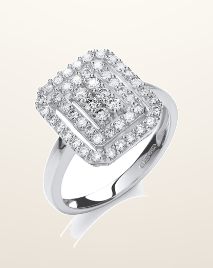 IT_ROLE:presentation_crop | 9ct White Gold 0.50ct Diamond Dress Ring