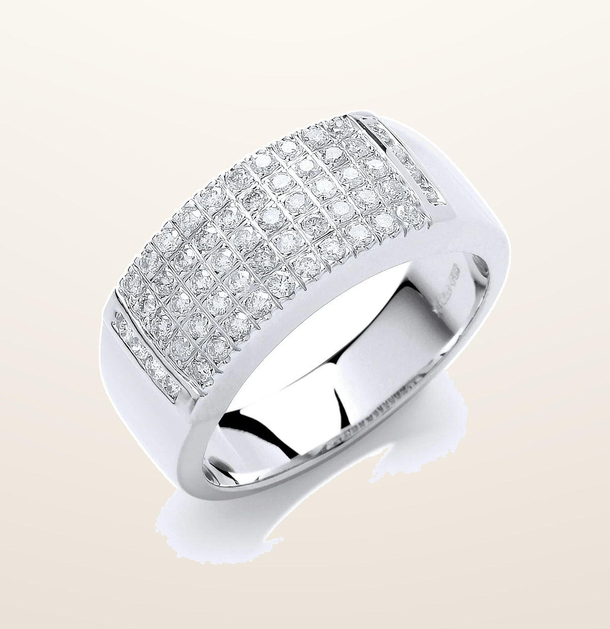 IT_ROLE:presentation_crop | 9ct White Goldd 0.50ct Diamond Ring