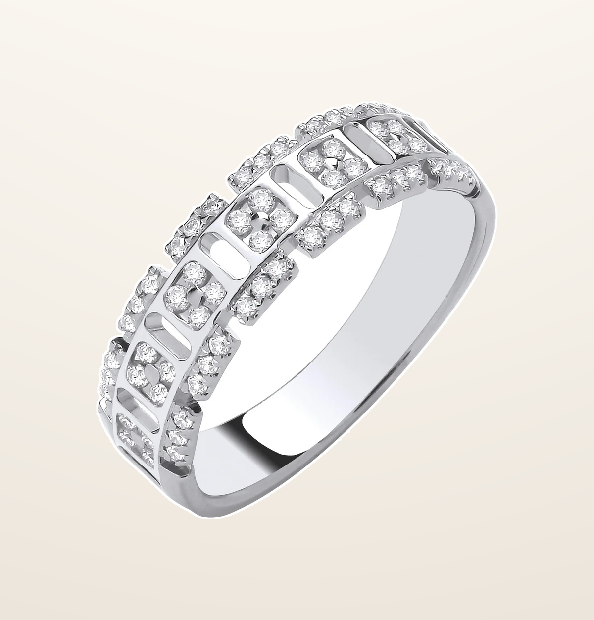 IT_ROLE:presentation_crop | 9ct White Gold 0.33ctw Dress Ring