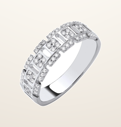 IT_ROLE:presentation_crop | 9ct White Gold 0.33ctw Dress Ring