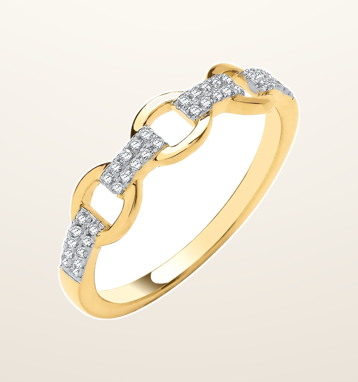 IT_ROLE:presentation_crop | 9ct Yellow Gold 0.10ctw Diamond Ring