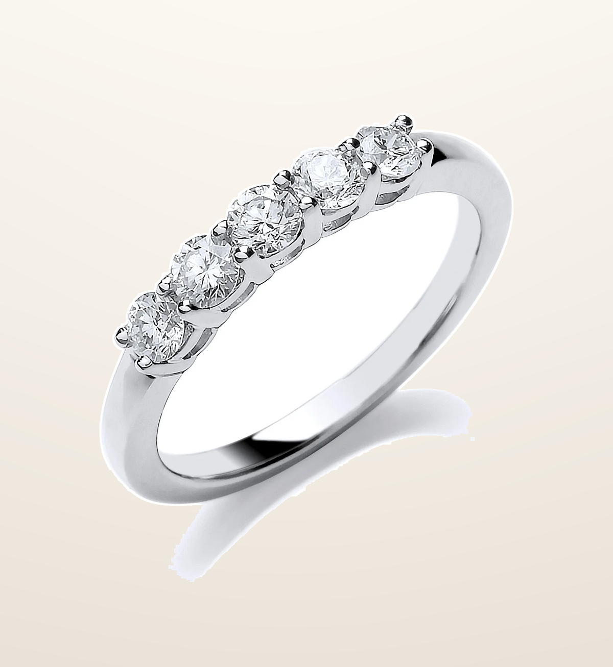 IT_ROLE:presentation_crop | Platinum 0.50ct Diamond Ring