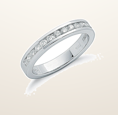 IT_ROLE:presentation_crop | Platinum 0.50ct G/H-Vs Diamond Eternity Ring