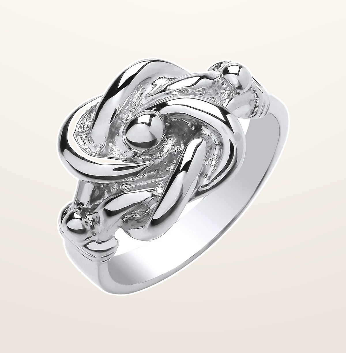 IT_ROLE:presentation_crop | Silver Knot Ring