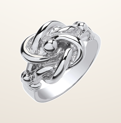 IT_ROLE:presentation_crop | Silver Knot Ring