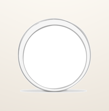 IT_ROLE:presentation_crop | 9ct White Gold Natural Diamond Half Eternity Ring