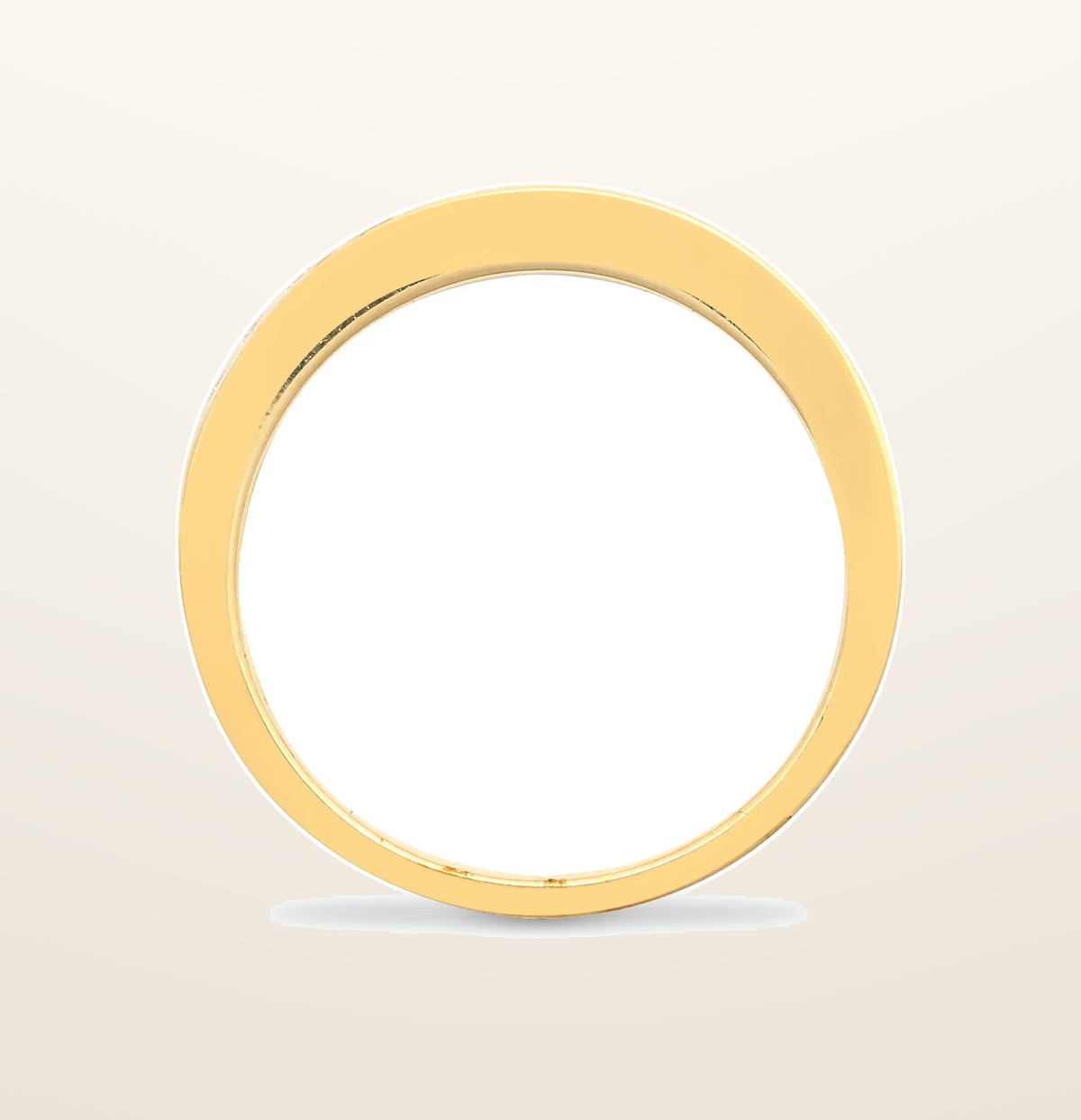 IT_ROLE:presentation_crop | 9ct Yellow Gold Natural Diamond Half Eternity Ring