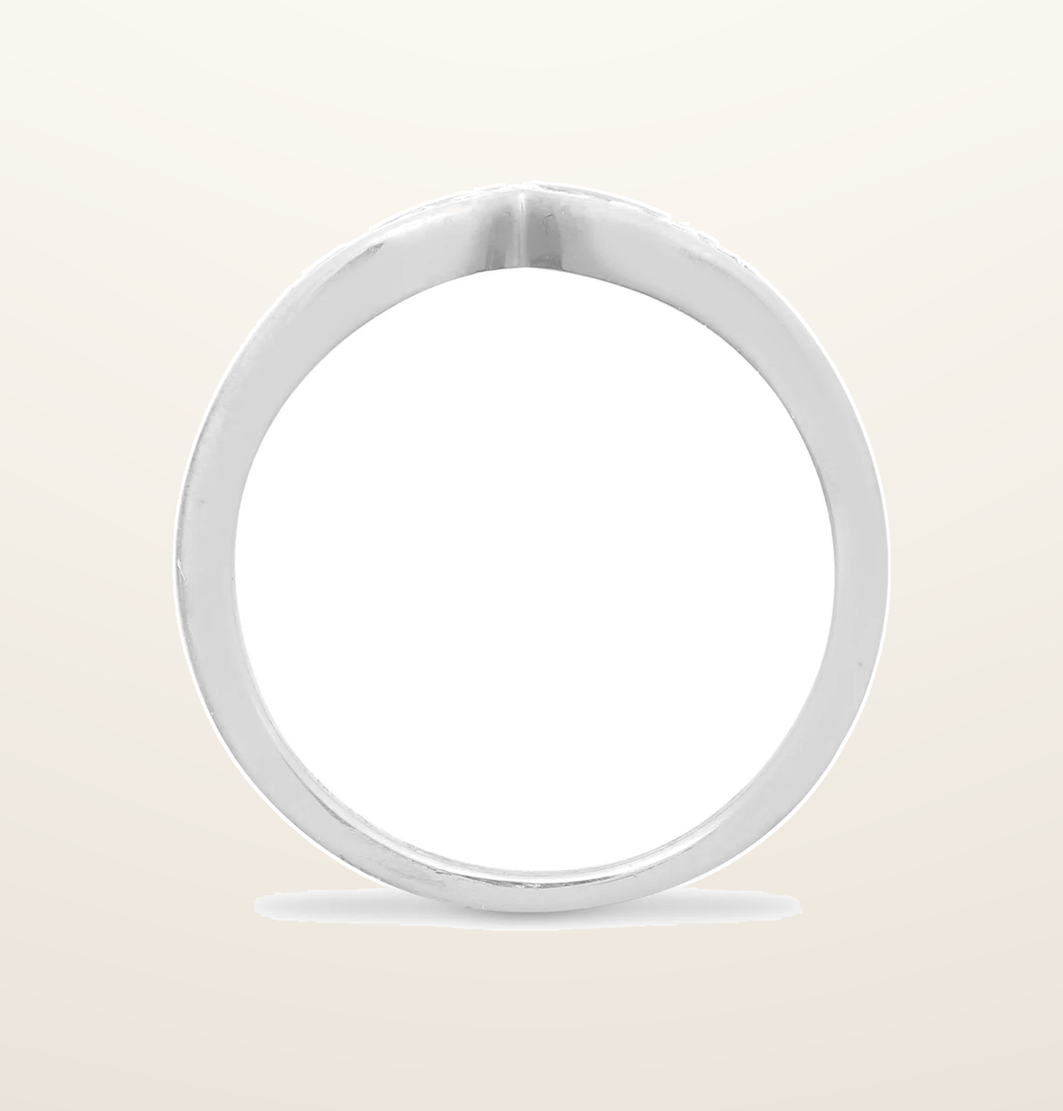 IT_ROLE:presentation_crop | 9ct White Gold Natural Diamond Wishbone Ring