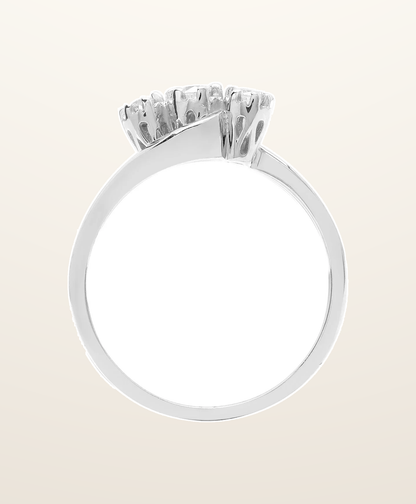 IT_ROLE:presentation_crop | 9ct White Gold Trilogy Natural Diamond Ring