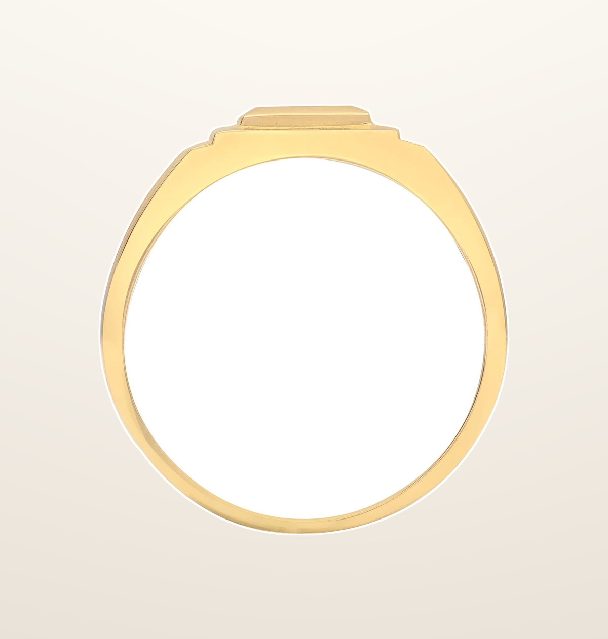 IT_ROLE:presentation_crop | 9ct Yellow Gold Gents Natural Diamond Ring