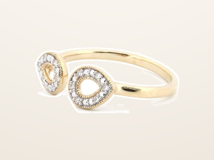 IT_ROLE:presentation_crop | 9ct Yellow 0.06ct Natural Diamond Ring