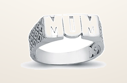 IT_ROLE:presentation_crop | 925 Silver Mum Ring Filligree Shoulders
