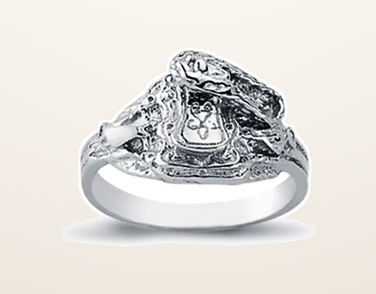 IT_ROLE:presentation_crop | 925 Silver Childs Saddle Ring
