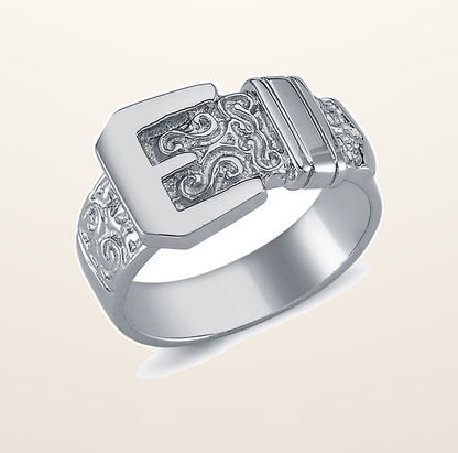 IT_ROLE:presentation_crop | 925 Silver Buckle Ring