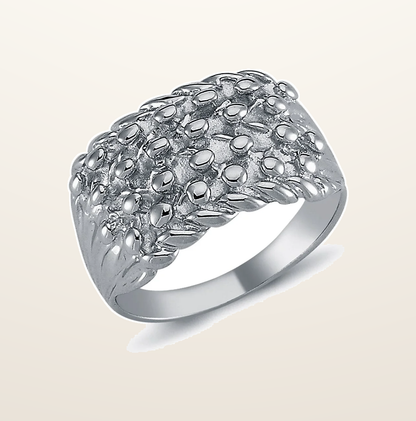 IT_ROLE:presentation_crop | 925 Silver Four Row keeper Ring