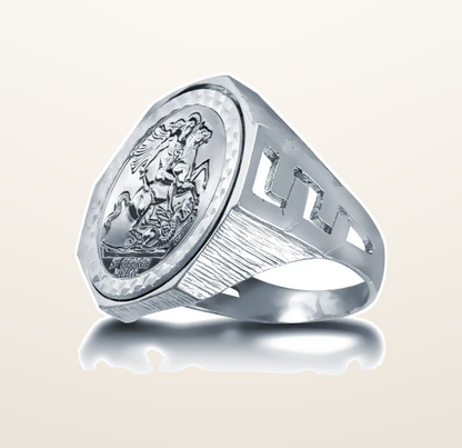 IT_ROLE:presentation_crop | 925 Silver Full Sovereign Ring