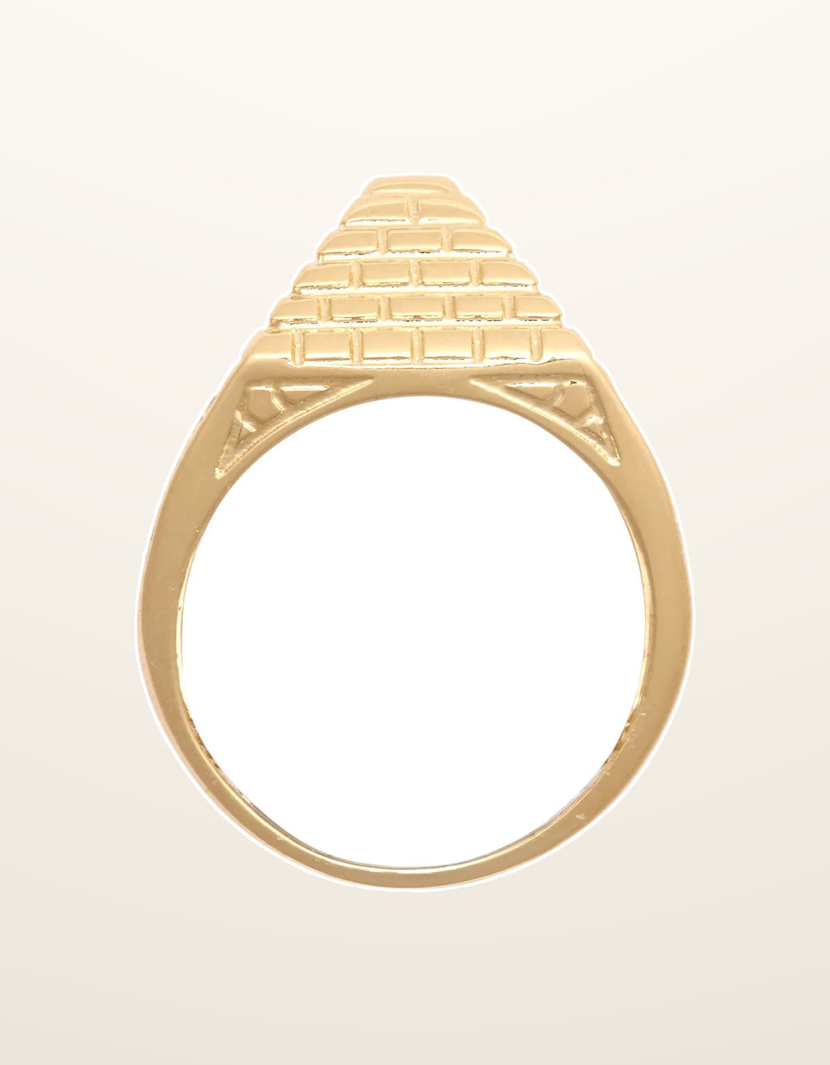 IT_ROLE:presentation_crop | 9ct Yellow Gold Child's Pyramid Ring