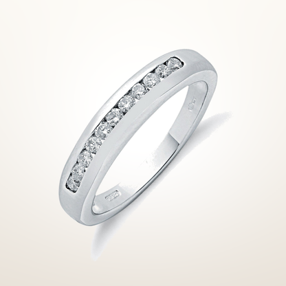 18ct White Gold 0.25ctw Diamond Eternity Ring – Imperial Time studio view