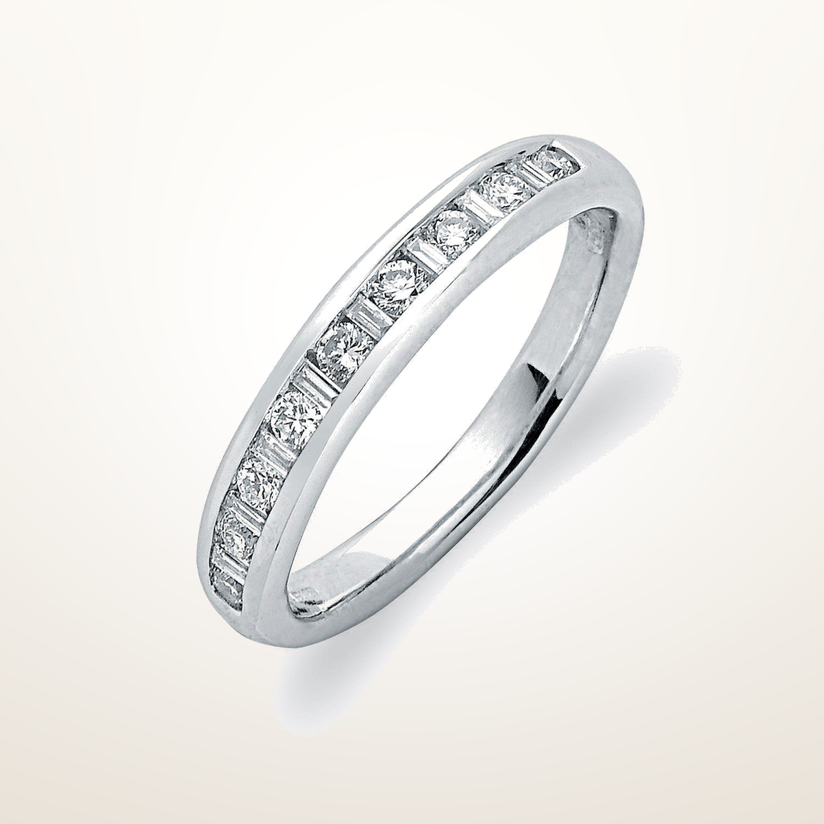 18ct White Gold 0.33ctw Diamond Eternity Ring – Imperial Time studio view