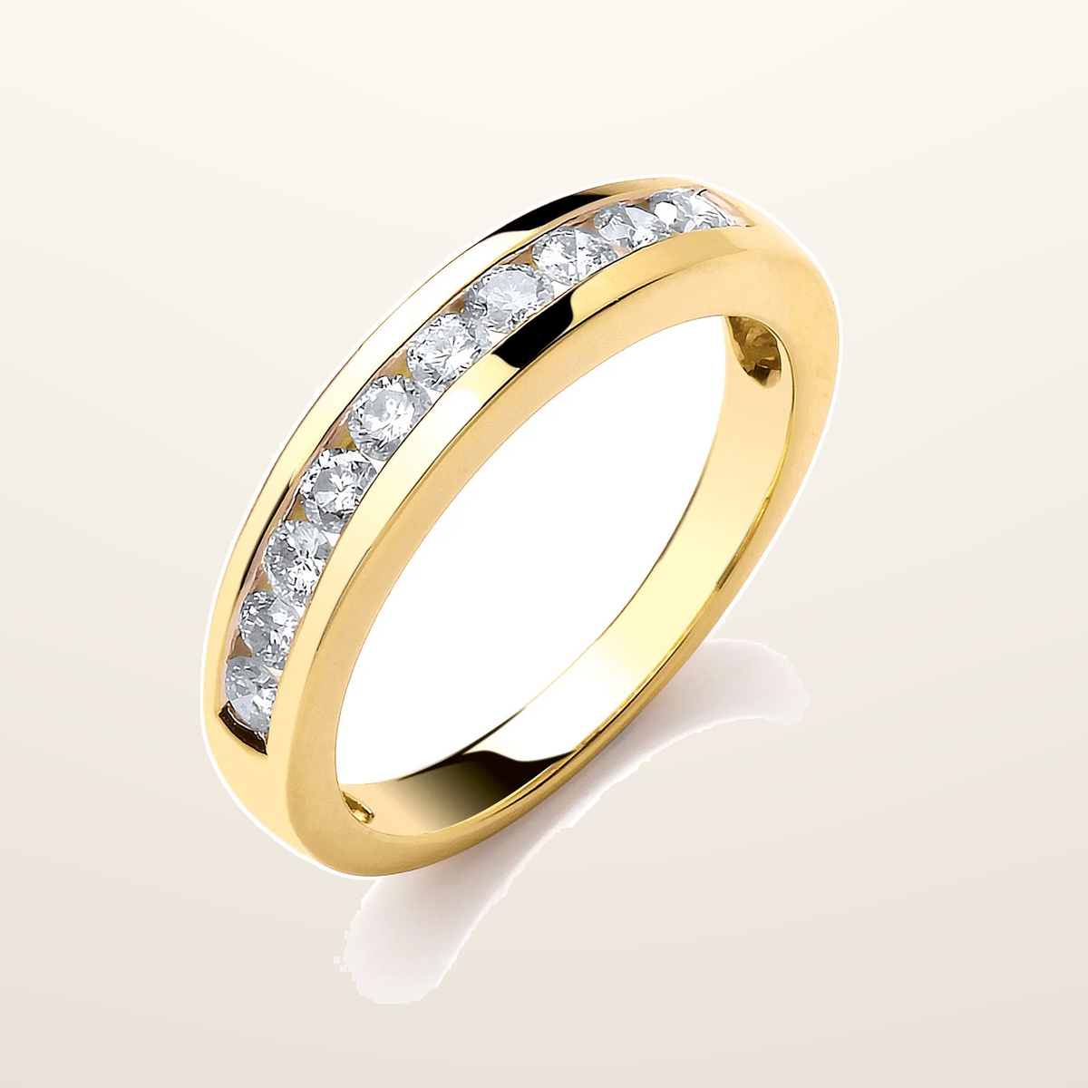 IT_ROLE:studio_clean | 18ct Yellow Gold 0.50ctw Diamond Eternity Ring