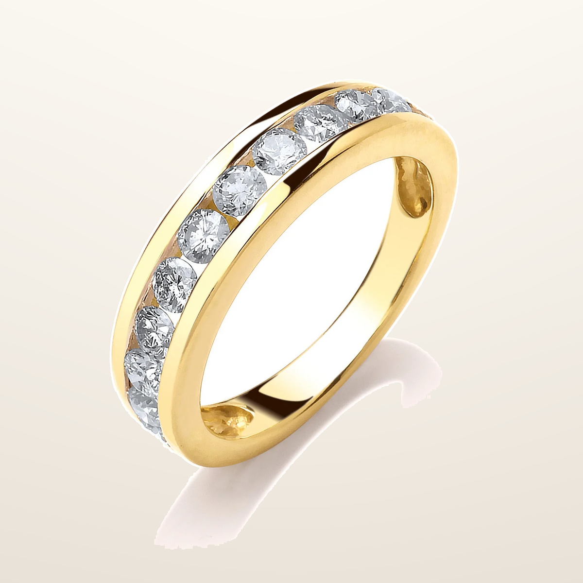 IT_ROLE:studio_clean | 18ct Yellow Gold 0.75ctw Diamond Eternity Ring