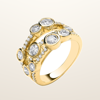 IT_ROLE:studio_clean | 18ct Yellow Gold 1.70ct Diamond Dress Ring