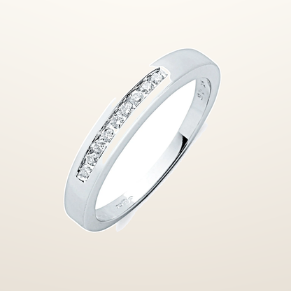 IT_ROLE:studio_clean | 9ct White Gold 0.15ctw Diamond Eternity Ring