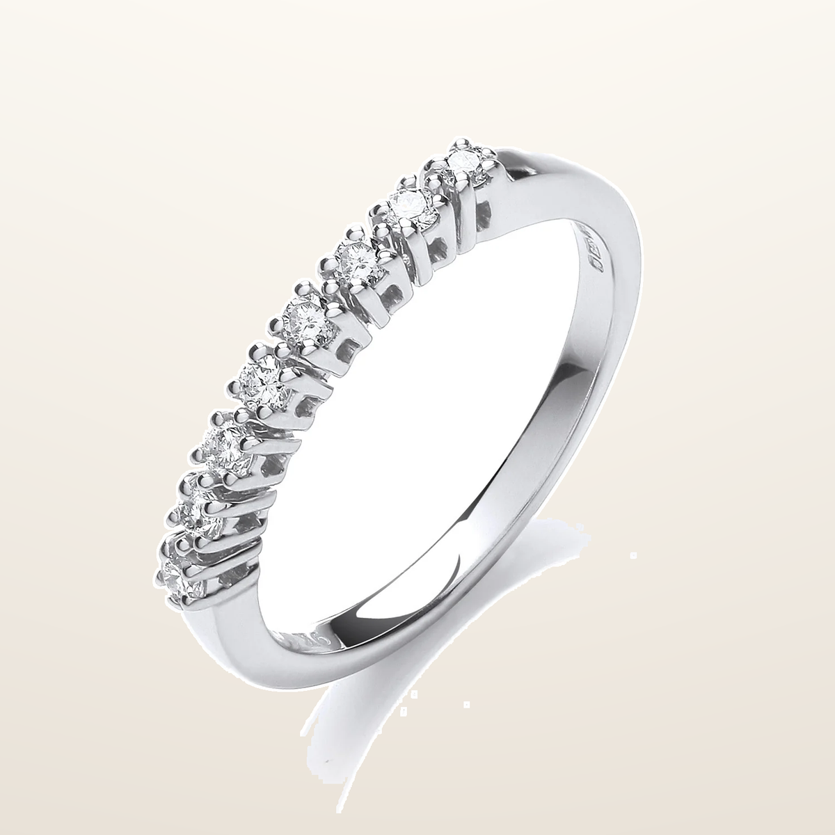IT_ROLE:studio_clean | 9ct White Gold 0.20ct Diamond Eternity Ring