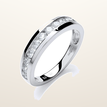 IT_ROLE:studio_clean | 9ct White Gold 0.75ct Diamond Eternity Ring