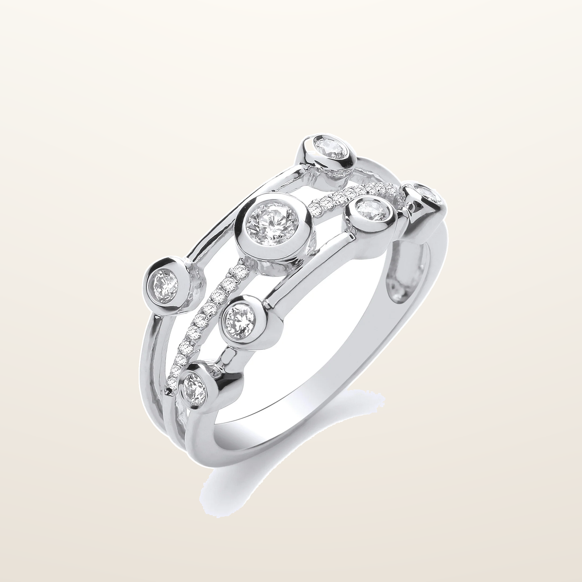 IT_ROLE:studio_clean | 9ct White 0.33ctw Diamond Dress Ring