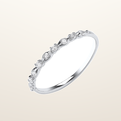 IT_ROLE:studio_clean | 9ct White Gold 0.15ct Diamond Eternity Ring