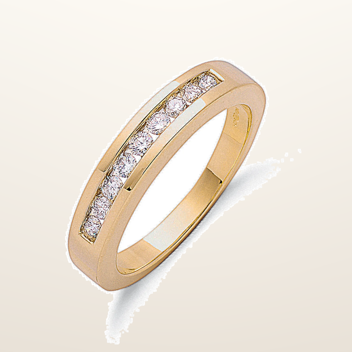 IT_ROLE:studio_clean | 9ct Yellow Gold 0.35ct Diamond Eternity Ring