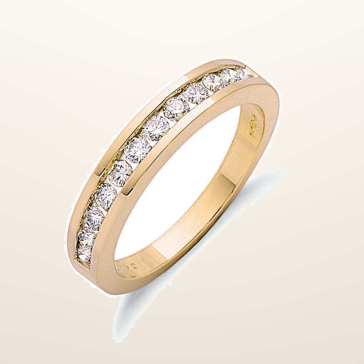 IT_ROLE:studio_clean | 9ct Yellow Gold 0.50ct Diamond Eternity Ring