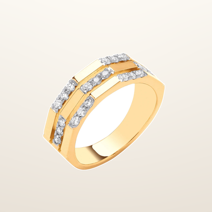 IT_ROLE:studio_clean | 9ct Yellow Gold 0.33ctw Diamond Ring
