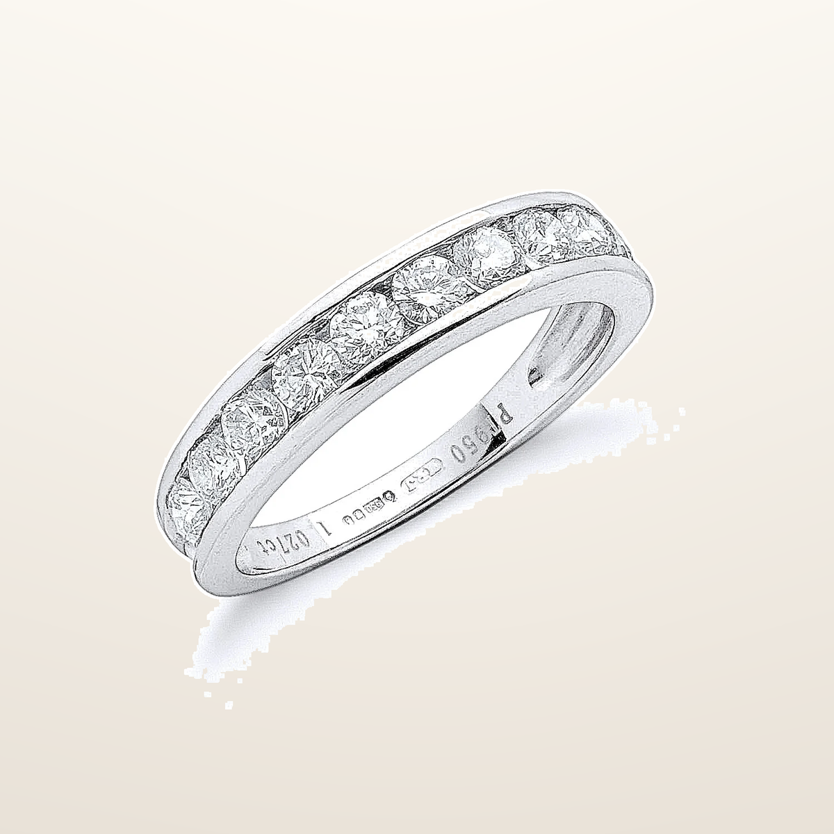 IT_ROLE:studio_clean | Platinum 1.00ct G/H-Vs Diamond Eternity Ring