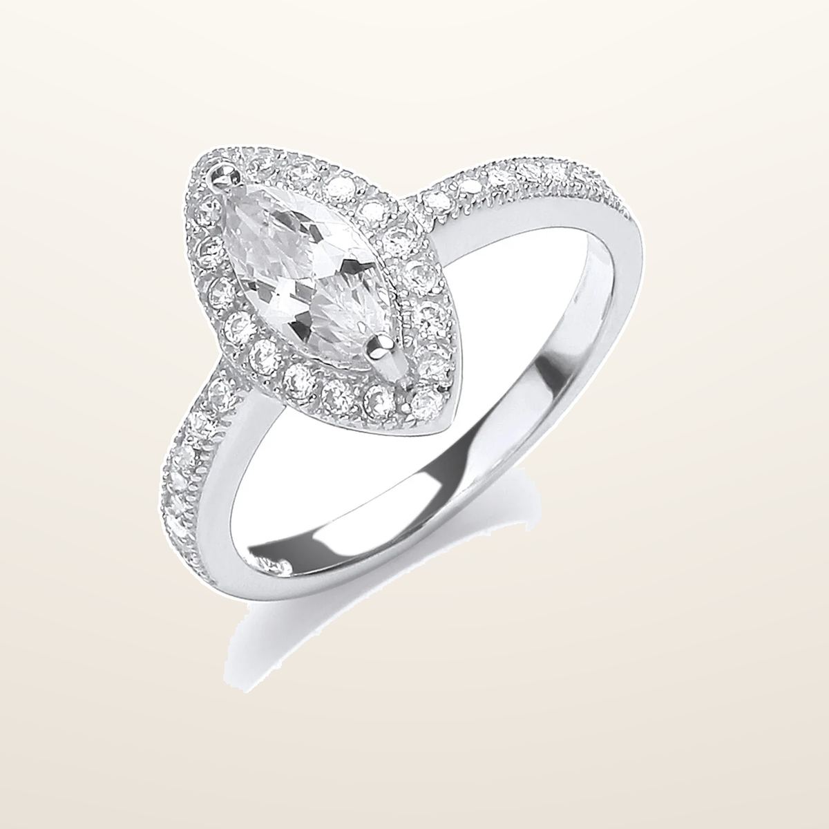 IT_ROLE:studio_clean | Silver Set Cubic Zirconia Ring