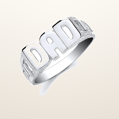 IT_ROLE:studio_clean | Silver DAD ID Ring