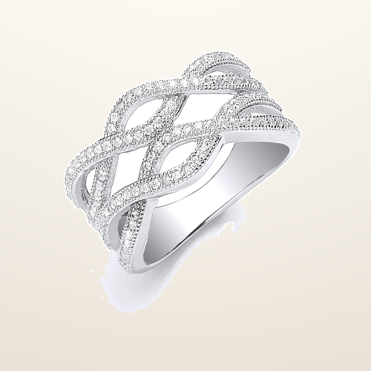 IT_ROLE:studio_clean | Silver Fancy Cubic Zirconia Ring