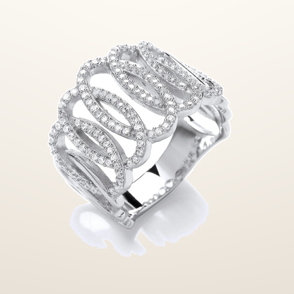 IT_ROLE:studio_clean | Silver Fancy Cubic Zirconia Ring
