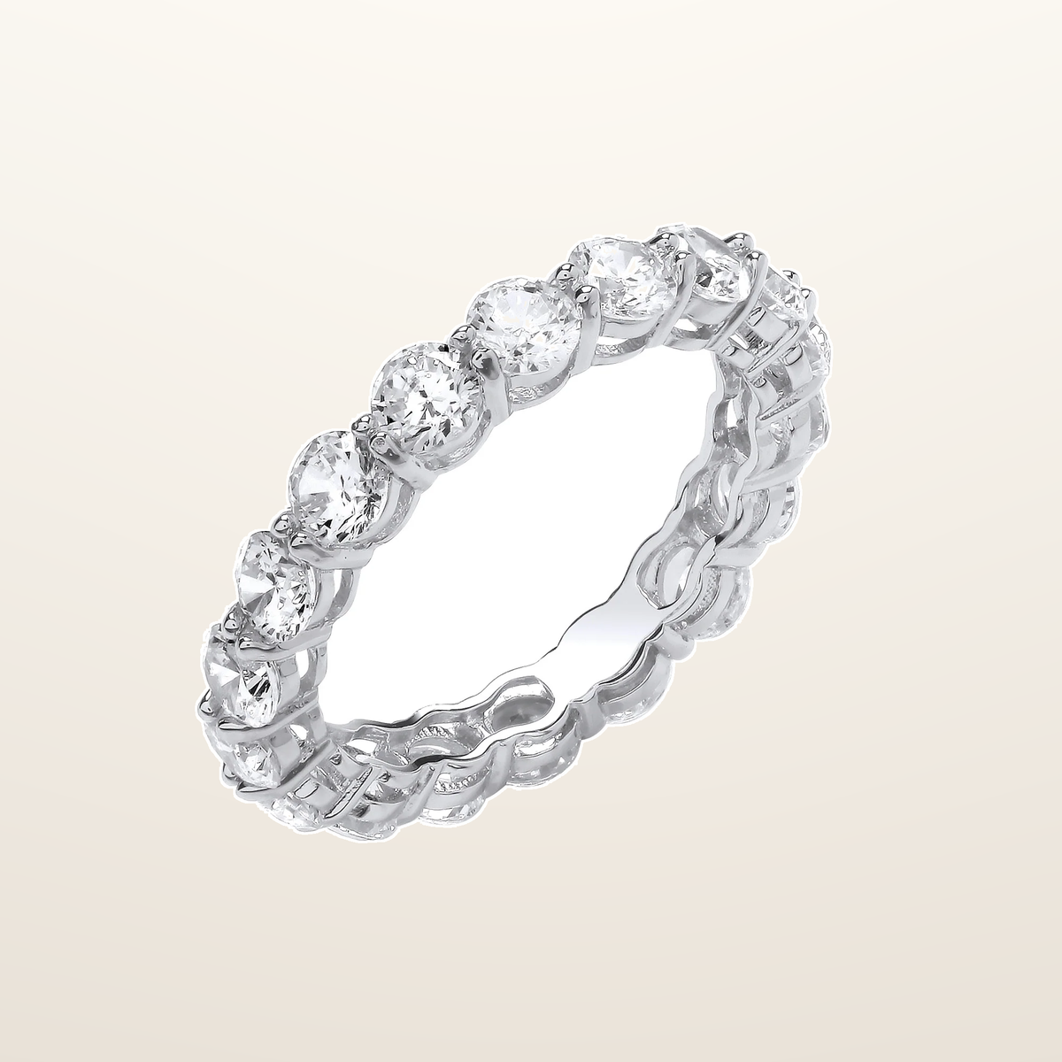 IT_ROLE:studio_clean | Silver Full ET Cubic Zirconia Ring