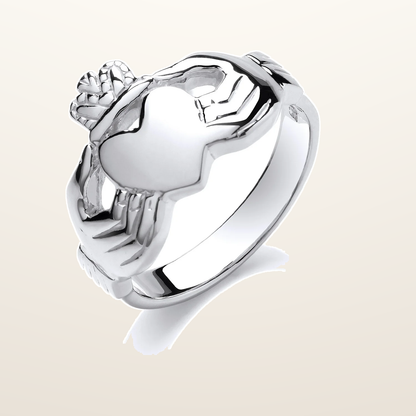 IT_ROLE:studio_clean | Silver Gents Claddagh Ring
