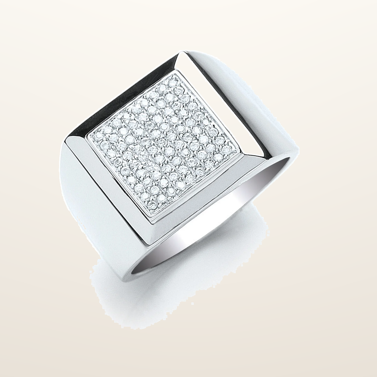 IT_ROLE:studio_clean | Silver Gents Cubic Zirconia Ring